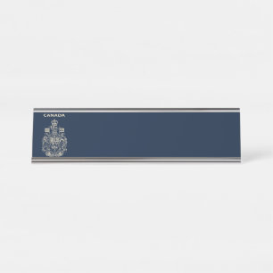 Kanadas nationales Emblem Schreibtischnamensplakette