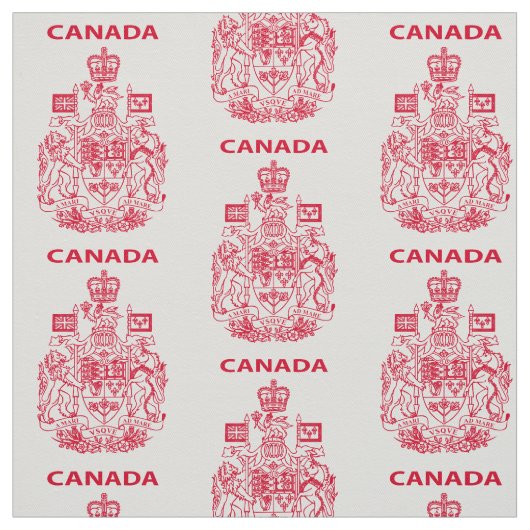 Kanadas nationales Emblem Stoff (Muster)