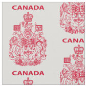 Kanadas nationales Emblem Stoff (Nahaufnahme)