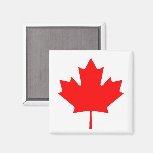 Kanadas Nationalflagge Magnet (Vorderseite/Rückseite)