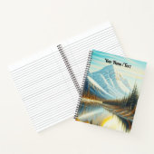 Kanadas Naturlandschaft - Atemberaubende Bergkunst Notizblock (Innenseite)