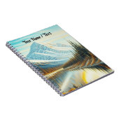 Kanadas Naturlandschaft - Atemberaubende Bergkunst Notizblock (Rechte Seite)