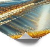 Kanadas Naturlandschaft - Atemberaubende Bergkunst Poster (Ecke)