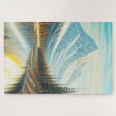 Kanadas Naturlandschaft - Atemberaubende Bergkunst Puzzle (Horizontal)