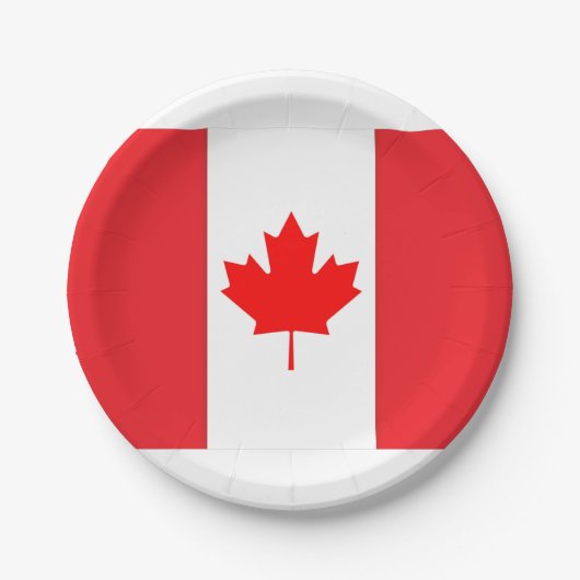 Kanadas Papierplatte Pappteller (Vorderseite)