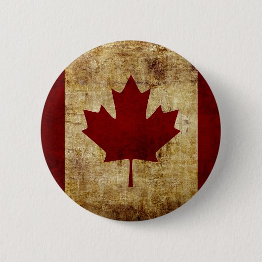 Kanadas/Rippfahne Button (Vorderseite)