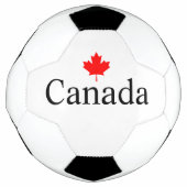 Kanadas Sondertext mit dem minimalistischen Rotapf Fußball (Vorderseite)
