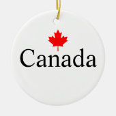 Kanadas Sondertext mit dem minimalistischen Rotapf Keramik Ornament (Vorne)
