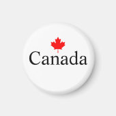 Kanadas Sondertext mit dem minimalistischen Rotapf Magnet (Vorne)