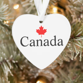 Kanadas Sondertext mit dem minimalistischen Rotapf Ornament