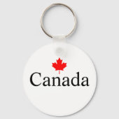 Kanadas Sondertext mit dem minimalistischen Rotapf Schlüsselanhänger (Rückseite)