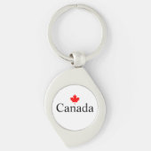 Kanadas Sondertext mit dem minimalistischen Rotapf Schlüsselanhänger (Vorderseite)