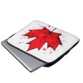 Kanadas Soul Leaf Laptopschutzhülle (Vorne Knopf)