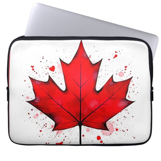 Kanadas Soul Leaf Laptopschutzhülle (Vorderseite)