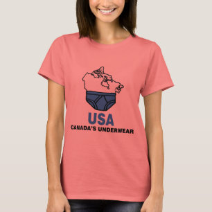 Kanadas Unterwäsche T-Shirt