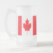 Kanadas-Valentinstag-Tasse Mattglas Bierglas (Links)