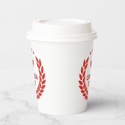 Kanadatag - 24658 pappbecher (Links)