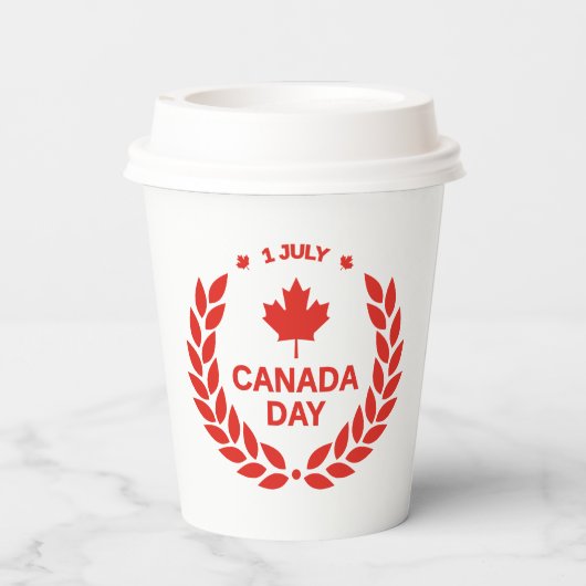 Kanadatag - 24658 pappbecher (Rückseite)