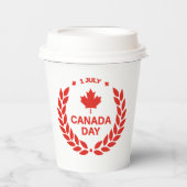 Kanadatag - 24658 pappbecher (Vorderseite)