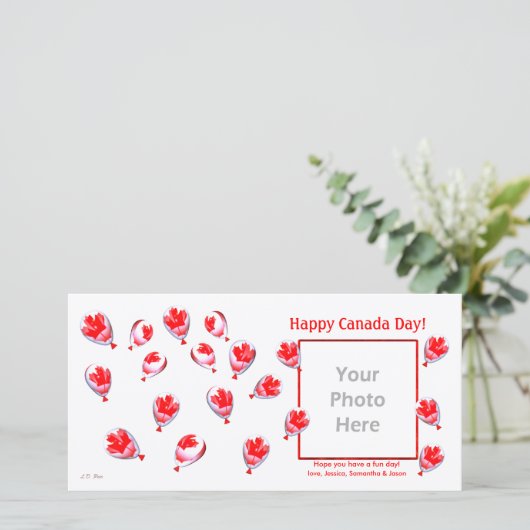 Kanadatag Balloons (Stehend Vorderseite)