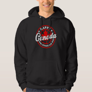 Kanadatag Feier Happy Canada Day Maple Flag Hoodie