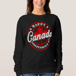 Kanadatag Feier Happy Canada Day Maple Flag Sweatshirt