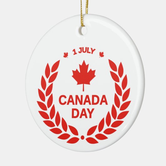 Kanadatag Keramik Ornament (Links)