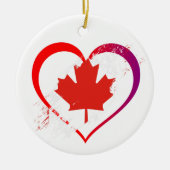 Kanadatag Keramik Ornament (Vorne)
