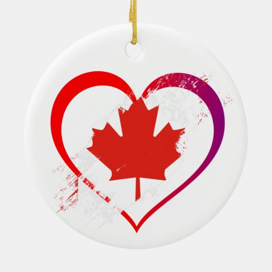 Kanadatag Keramik Ornament (Hinten)