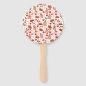 Kanadatag Party Hand Fans Fächer (Vorderseite)