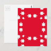 Kanadatag Postkarte (Vorne/Hinten)