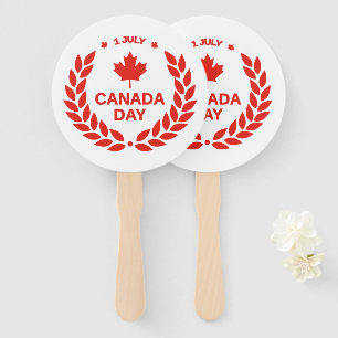 Kanadatag-Wreath-Hand-Fans Fächer