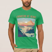 KANADIAN IM HERZEN. UNSER NORDEN STARK UND KOSTENL T-Shirt (Vorderseite)
