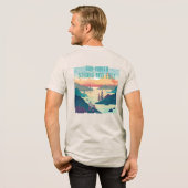 KANADIAN IM HERZEN. UNSER NORDEN STARK UND KOSTENL Tri-Blend SHIRT (Rückseite voll)