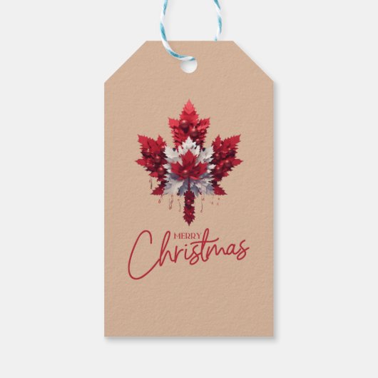 KANADIAN INSPIRIERT FLAG GESCHENKANHÄNGER (Rückseite)