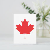KANADIAN LEAF POSTKARTE (Stehend Vorderseite)