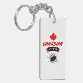 Kanadier als Puck Schlüsselanhänger (Vorderseite links)