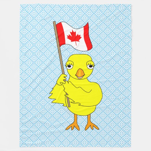 Kanadier Chick Fleecedecke (Vorderseite)