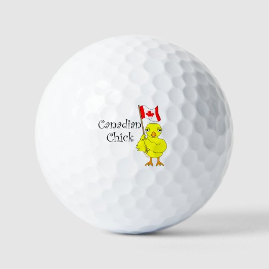 Kanadier Chick Golfball (Vorderseite)