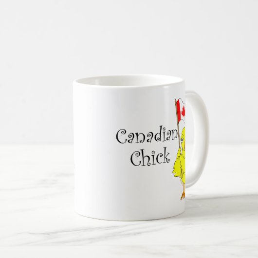 Kanadier Chick Kaffeetasse (VorderseiteRechts)