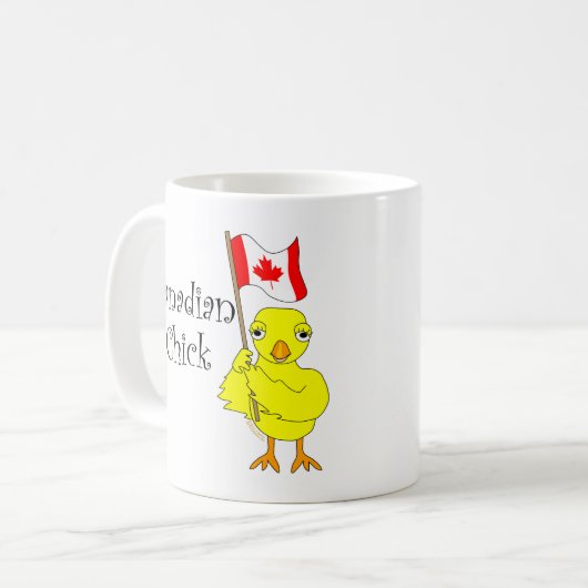 Kanadier Chick Kaffeetasse (Vorderseite Links)