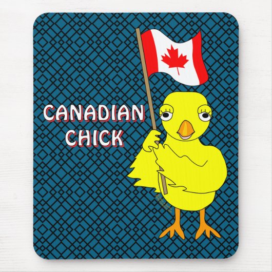 Kanadier Chick Mousepad (Vorne)