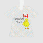 Kanadier Chick Ornament (Vorderseite)