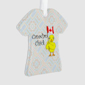 Kanadier Chick Ornament (Vorderseite)
