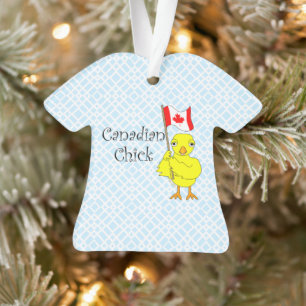 Kanadier Chick Ornament