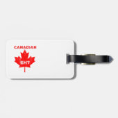 Kanadier Eh? Ahornblatt Gepäckanhänger (Rückseite horizontal)