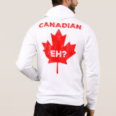 Kanadier Eh? Ahornblatt Hoodie (Rückseite)
