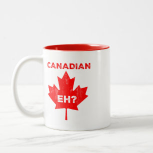 Kanadier Eh? Ahornblatt Zweifarbige Tasse