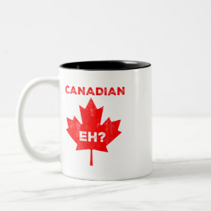 Kanadier Eh? Ahornblatt Zweifarbige Tasse