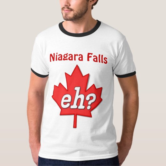Kanadier Eh? - Niagara Falls T-Shirt (Vorderseite)